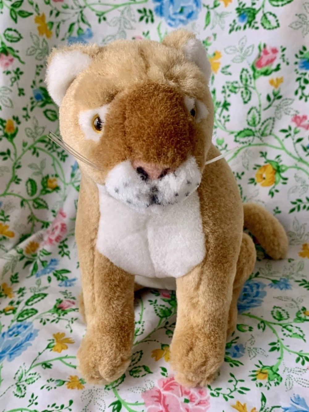 Vintage Dan Brechner Mountain Lion Plush Stuffed Animal 11” Realistic